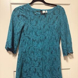 Cotton Lace Tunic Dress
